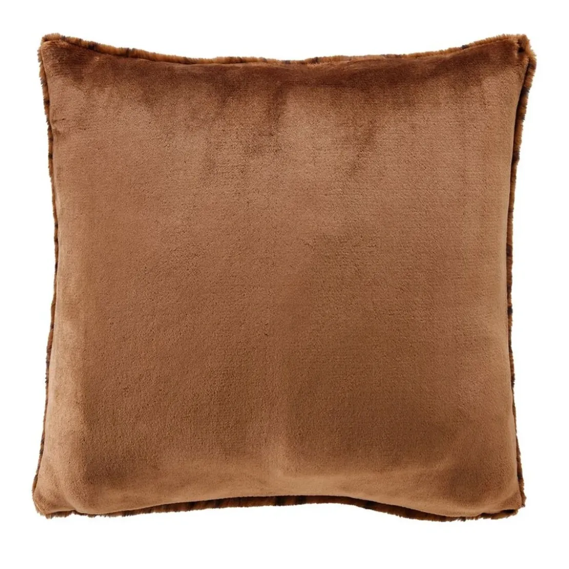 BecquetHousse de coussin en coton marron caramel - LEO