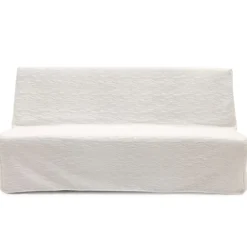 BecquetHousse de coussin en coton beige - ALLOS CLIC CLAC