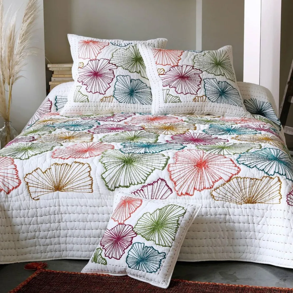 BecquetHousse de coussin en coton écru - ILONA