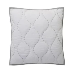 BecquetHousse de coussin en coton CLB.SEASEA - bleu grisé