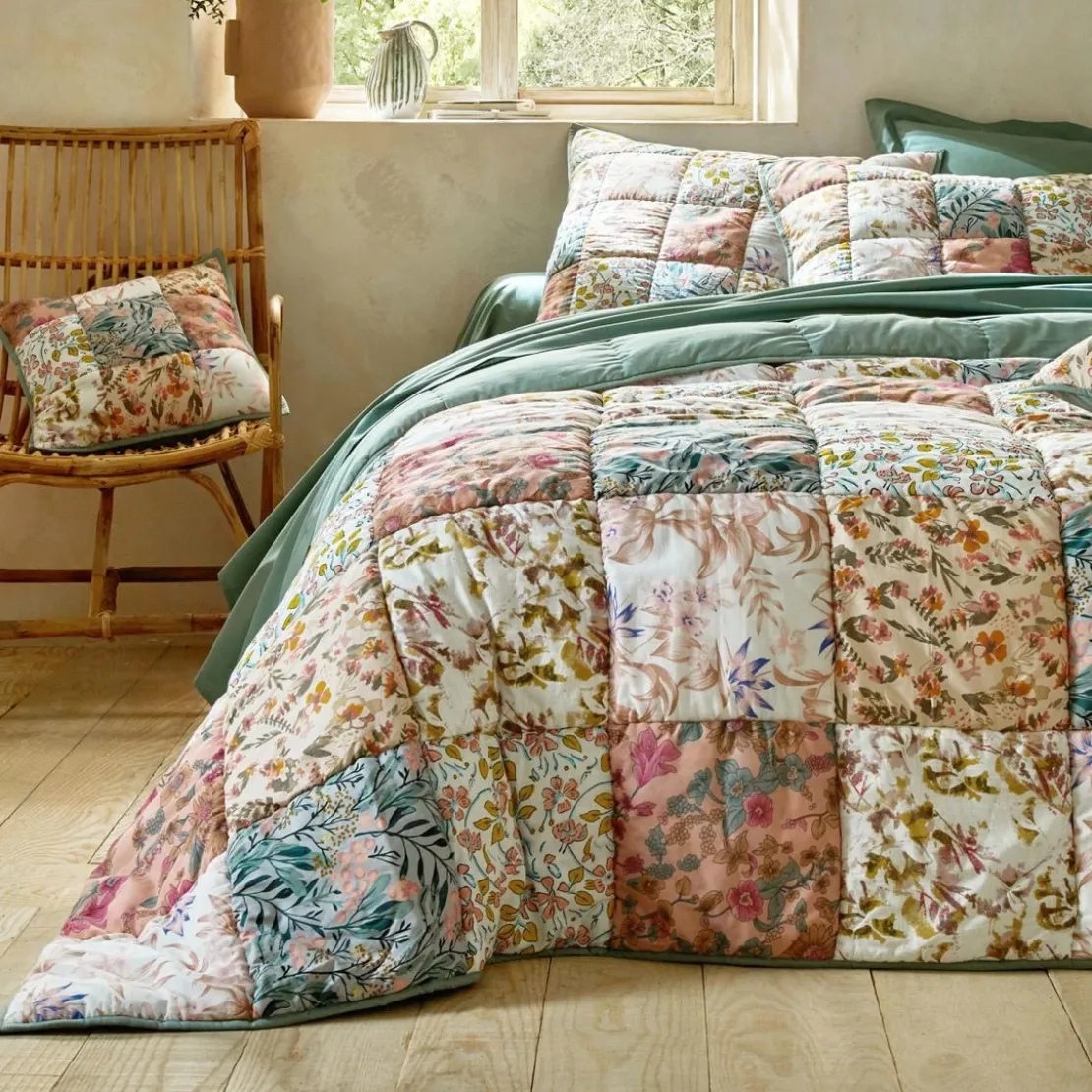 BecquetHousse de coussin en coton multicolore - POETIQUE