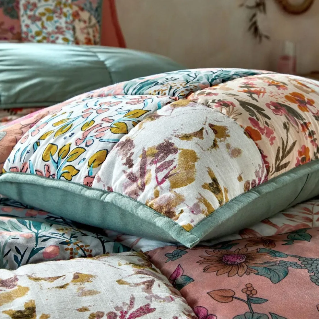 BecquetHousse de coussin en coton multicolore - POETIQUE