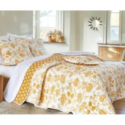 BecquetHousse de coussinGISELA jaune en coton