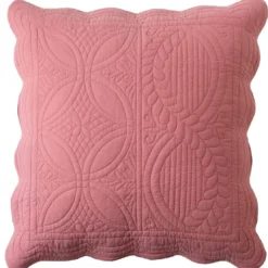 BecquetHousse de coussin matelassée en coton bois de rose - BAILLARGUES