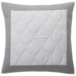 BecquetHousse d'oreiller en coton CLB.SEASEA - bleu grisé