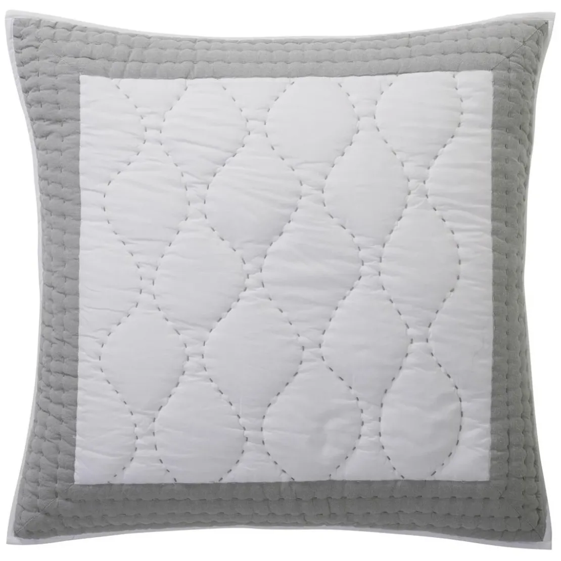 BecquetHousse d'oreiller en coton CLB.SEASEA - bleu grisé