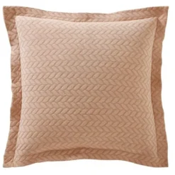 BecquetHousse d'oreiller en coton JUDITE - rose blush