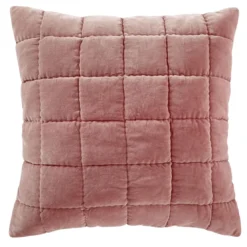 BecquetHousse d'oreiller en coton velours rose poudré - VALOU