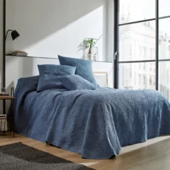 BecquetHousse d'oreiller en coton PEQUI - bleu