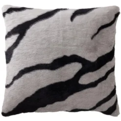 BecquetHousse d'oreiller en polyester noir - ZEBRU