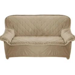 BecquetHousse fauteuil, canapé en microfibre - Beige sable