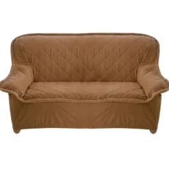 BecquetHousse fauteuil, canapé en microfibre - Marron noisette