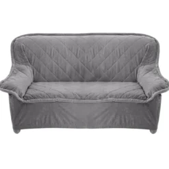 BecquetHousse fauteuil, canapé en microfibre-gris