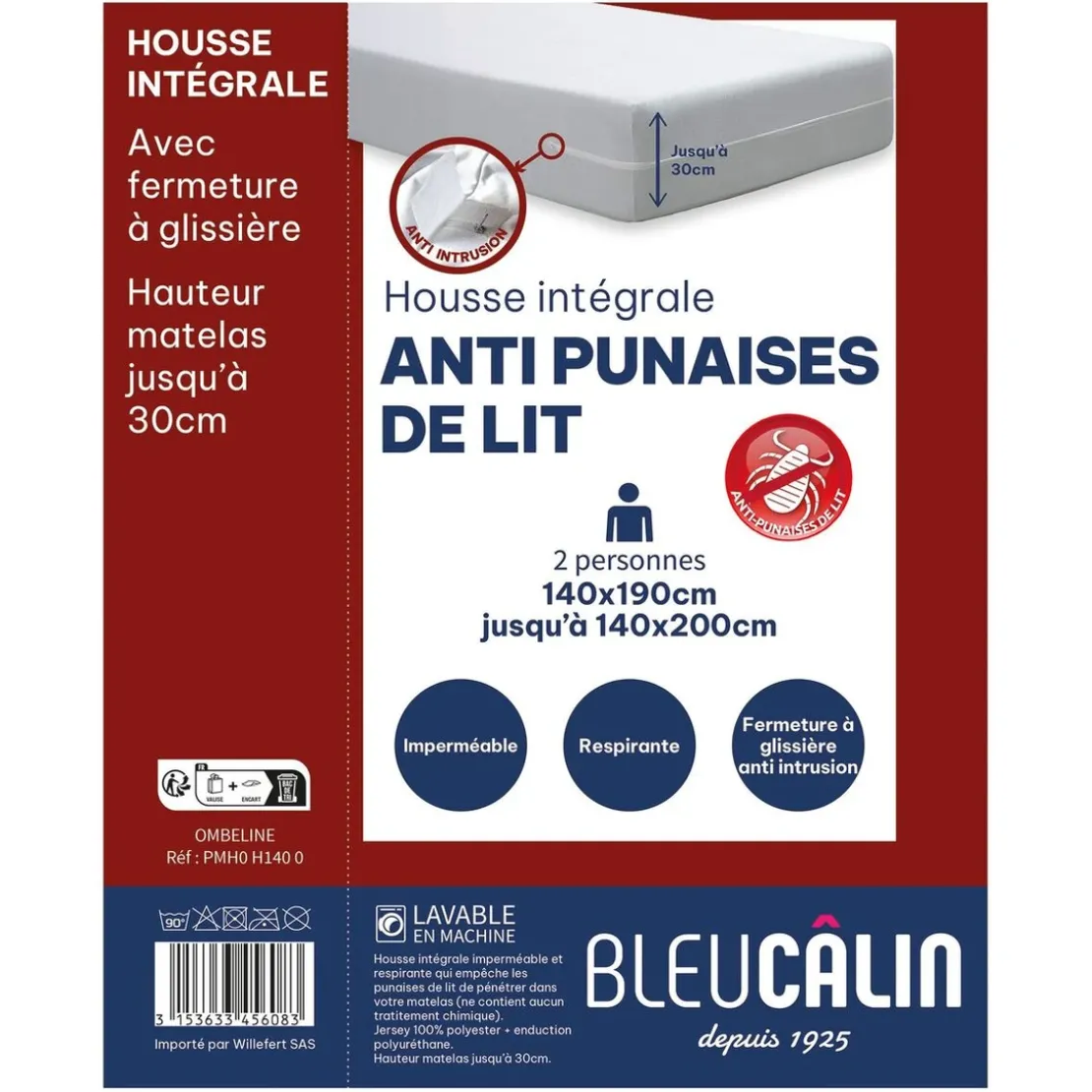 BecquetHousse rénove - matelas intégrale en polyester HOUSSE INT - blanc