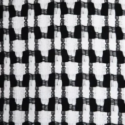BecquetJeté de canapé coton tissé jacquard MORGANS - Noir