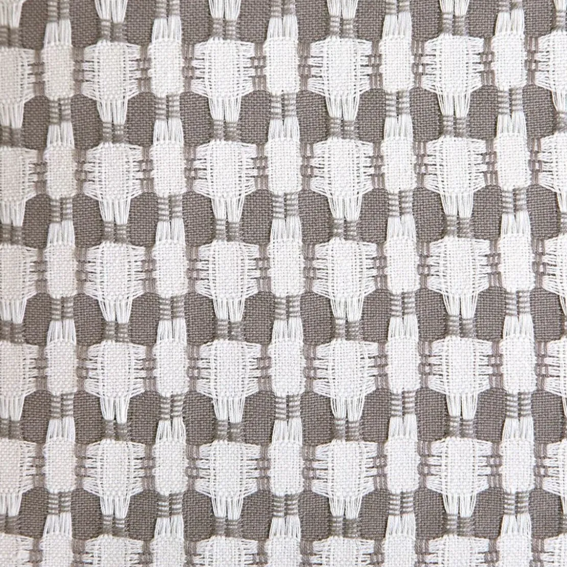 BecquetJeté de fauteuil coton tissé Jacquard MORGANS - Beige