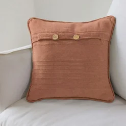 BecquetJeté de fauteuil en coton ORION - marron noisette