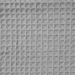 BecquetJeté de fauteuil ou canapé nid-d'abeilles en coton gris perle - FEROE