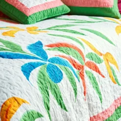 BecquetJeté de lit coton IPA - multicolore