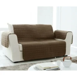 BecquetLot de 2 accoudoirs matelassés 70 x 55 cm - marron Taupe
