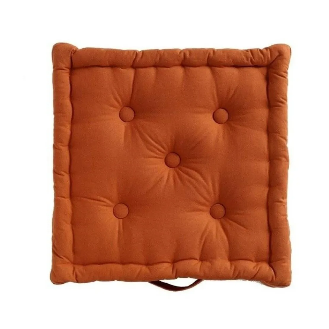 BecquetLot de 2 coussins matelas en coton rouge tomette - ISIS