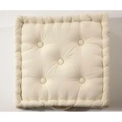 BecquetLot de 2 coussins matelas en coton naturel - ISIS
