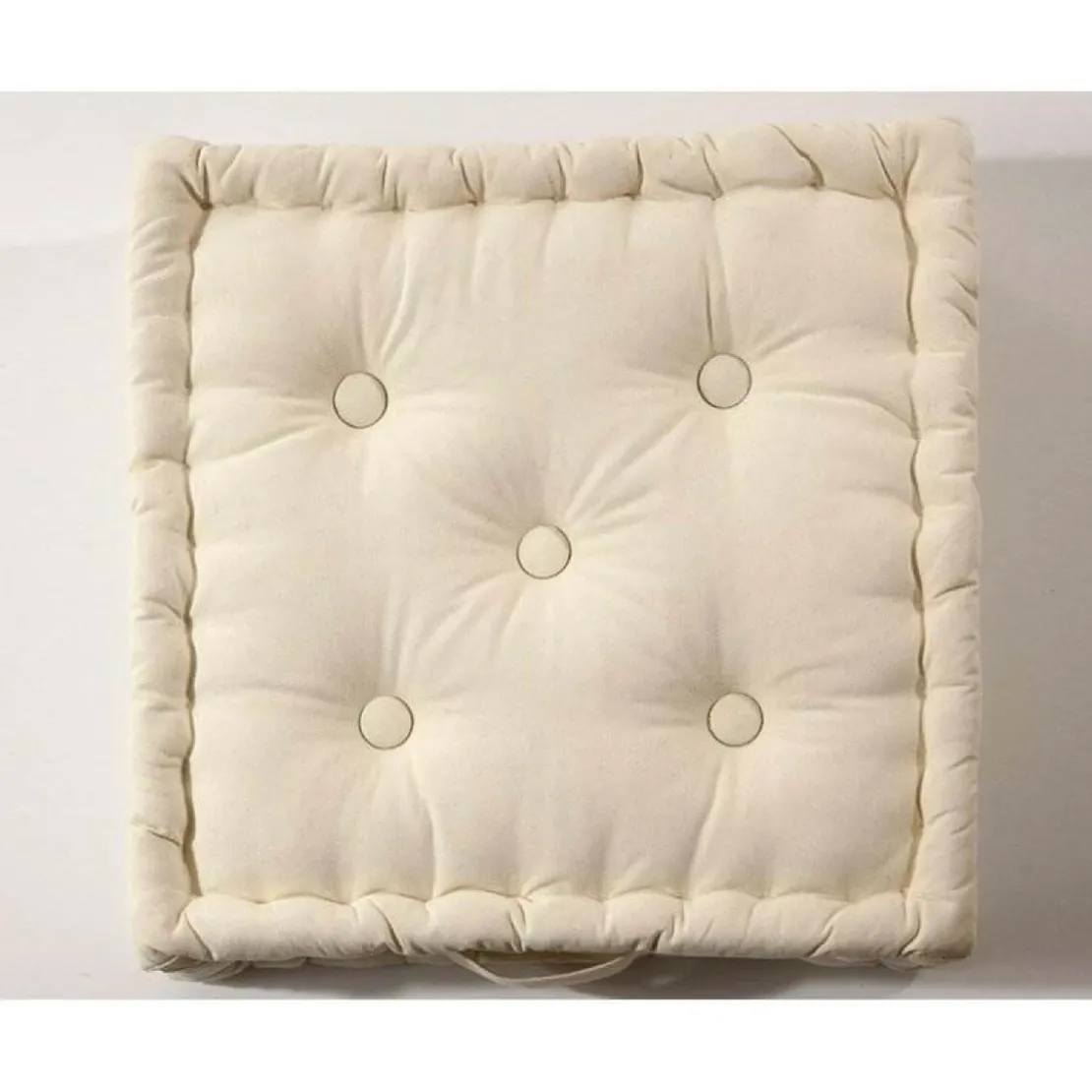 BecquetLot de 2 coussins matelas en coton naturel - ISIS