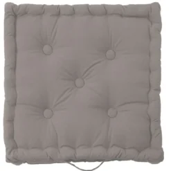 BecquetLot de 2 coussins matelas en coton gris moyen - ISIS