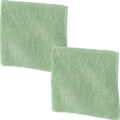 BecquetLot de 2 Essuie-mains carré PRATIK - vert jade