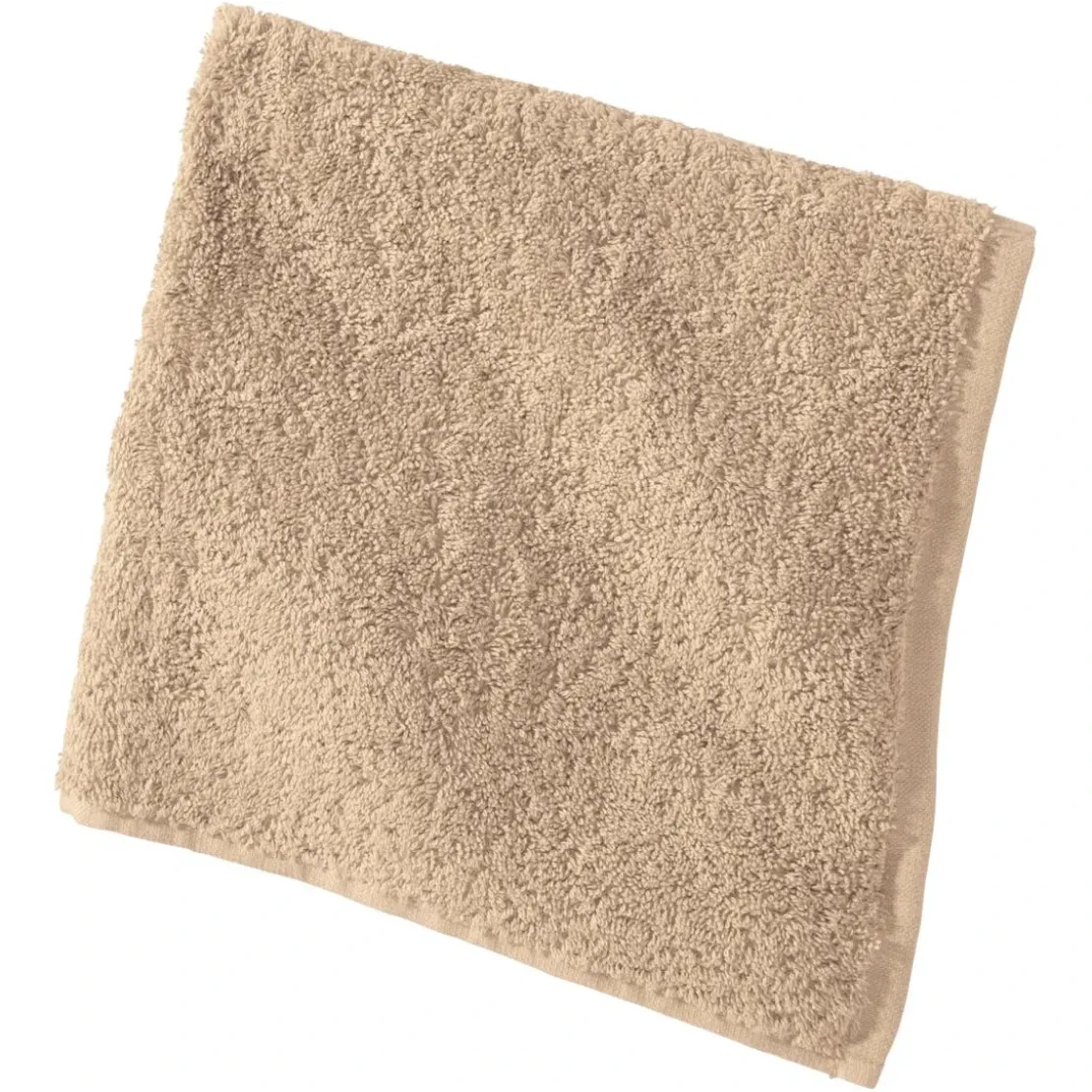 BecquetLot de 2 Essuie-mains carré PRATIK - beige sable