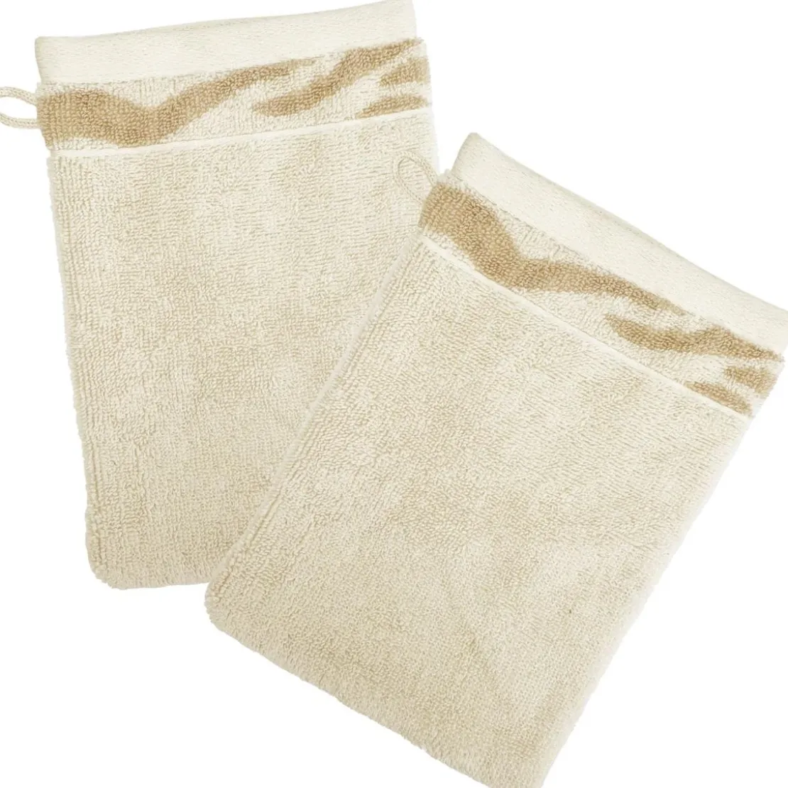 BecquetLot de 2 gants coton ZEBRA 500g - beige