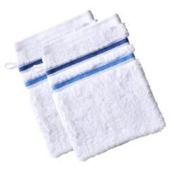 BecquetLot de 2 gants de toilette EXTRA SOFT - blanc
