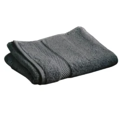 BecquetLot de 2 gants de toilette AIRDROPgris charbon en coton
