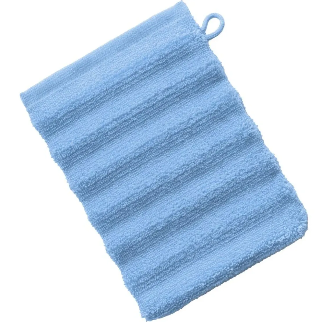 BecquetLot de 2 gants de toilette 500 g/m² DREAM - bleu glacier