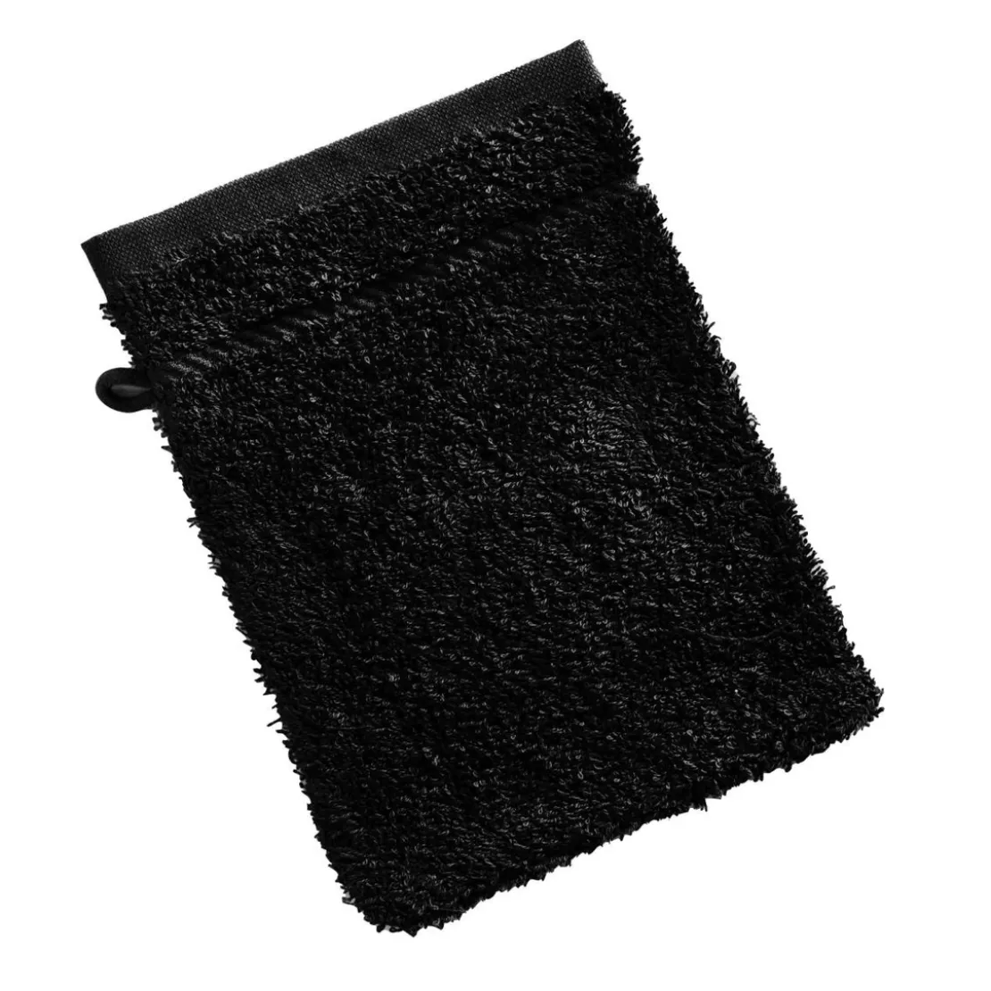 BecquetLot de 2 gants de toilette coton prélavé 420 g/m² CLAIRE - noir