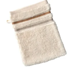 BecquetLot de 2 gants de toilette EXTRA SOFT - Blanc écru