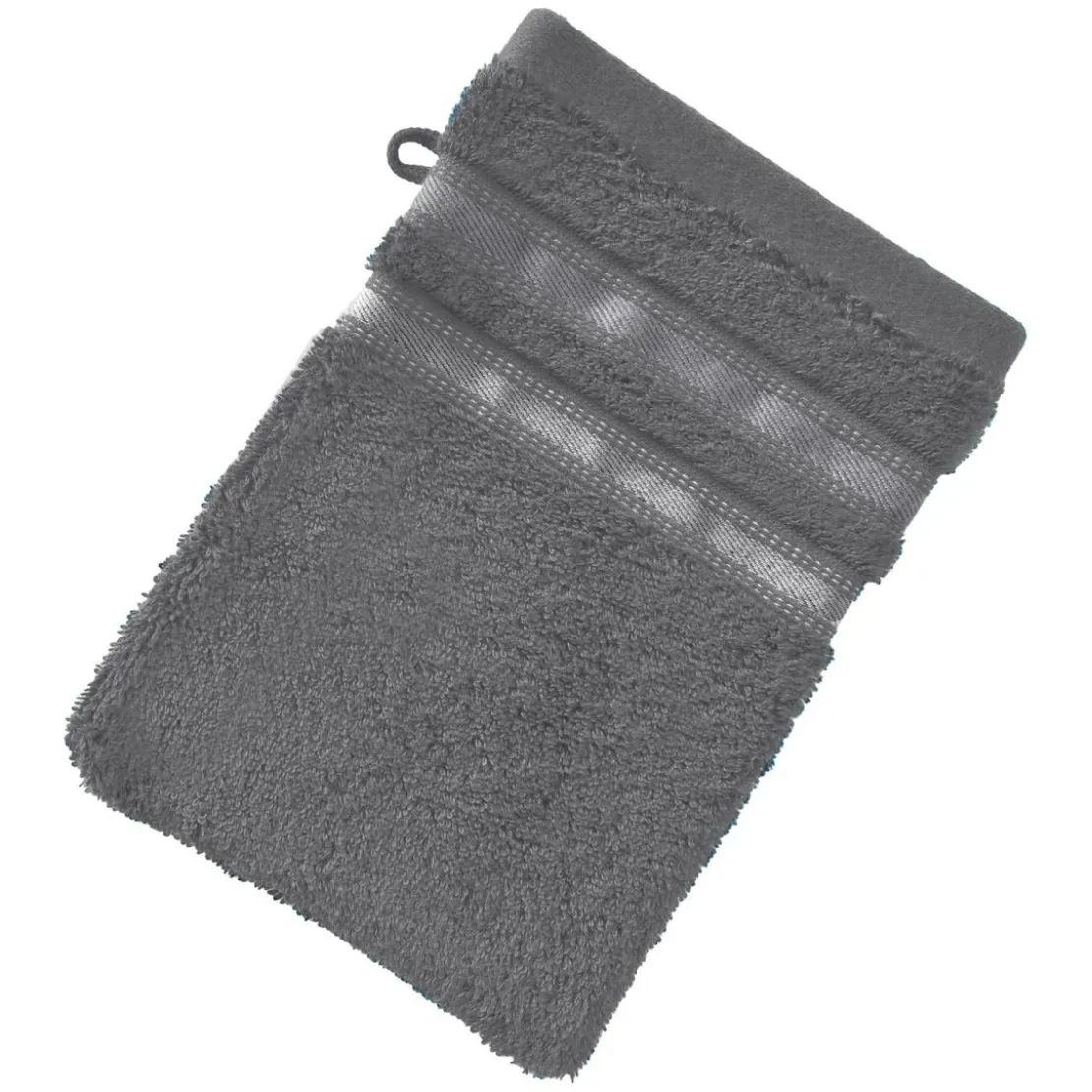 BecquetLot de 2 gants de toilette EXTRA SOFT - gris foncé