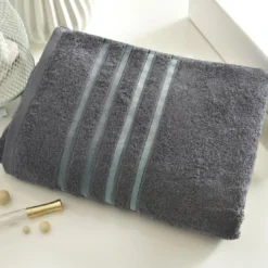 BecquetLot de 2 gants de toilette EXTRA SOFT - gris foncé