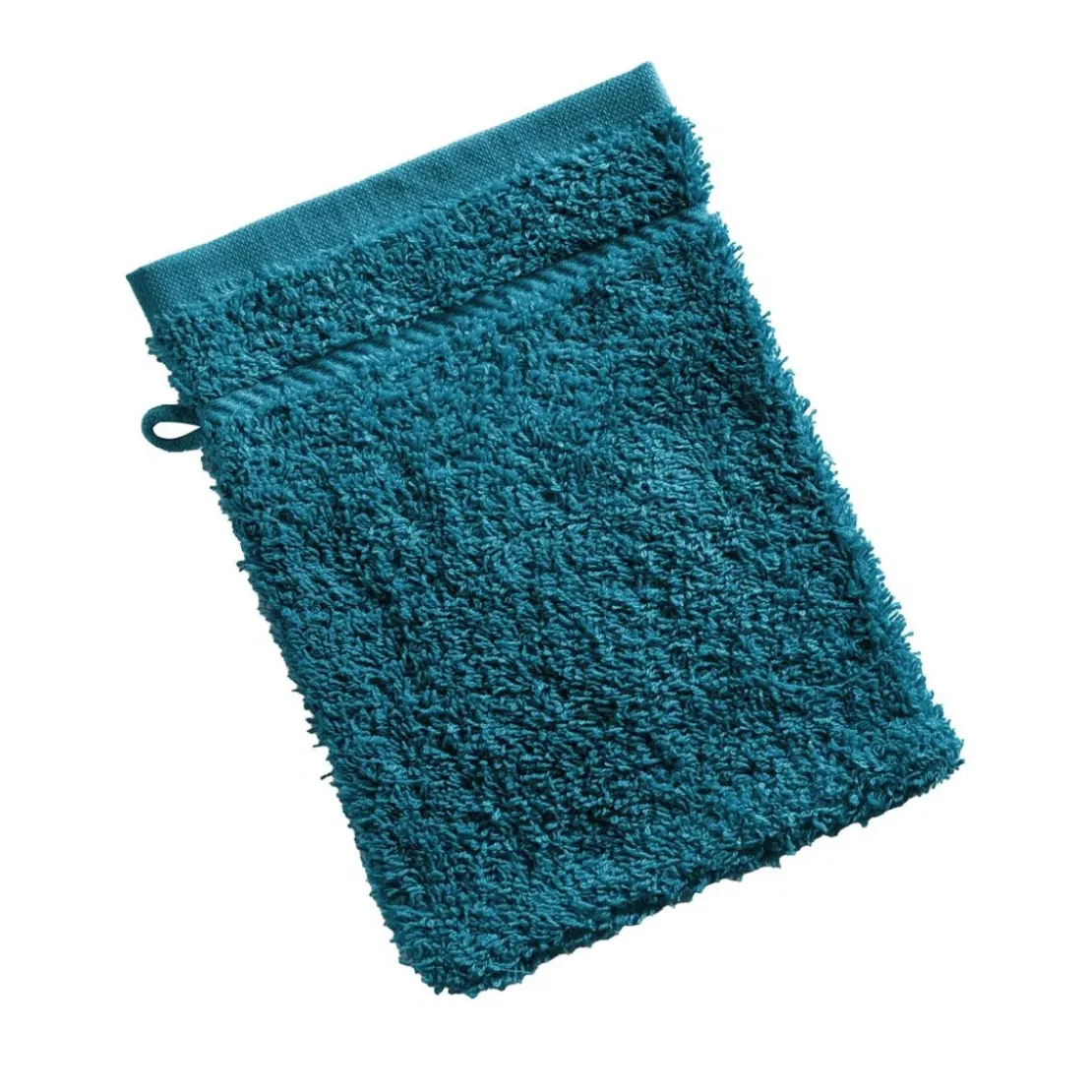 BecquetLot de 2 gants de toilette coton prélavé 420 g/m² CLAIRE - Bleu canard