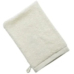 BecquetLot de 2 gants de toilette 480g/m² SAMIA blanc cassé 15x21cm