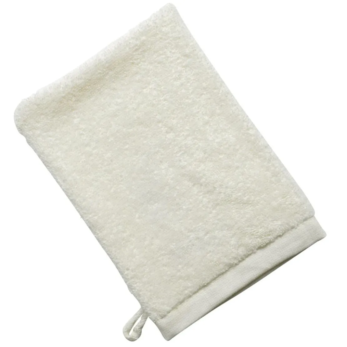 BecquetLot de 2 gants de toilette 480g/m² SAMIA blanc cassé 15x21cm