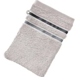 BecquetLot de 2 gants de toilette EXTRA SOFT - gris brume