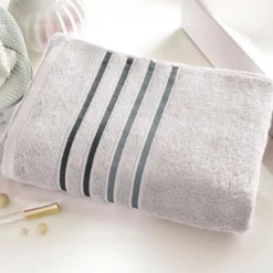 BecquetLot de 2 gants de toilette EXTRA SOFT - gris brume