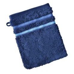 BecquetLot de 2 gants de toilette EXTRA SOFT - Bleu Marine