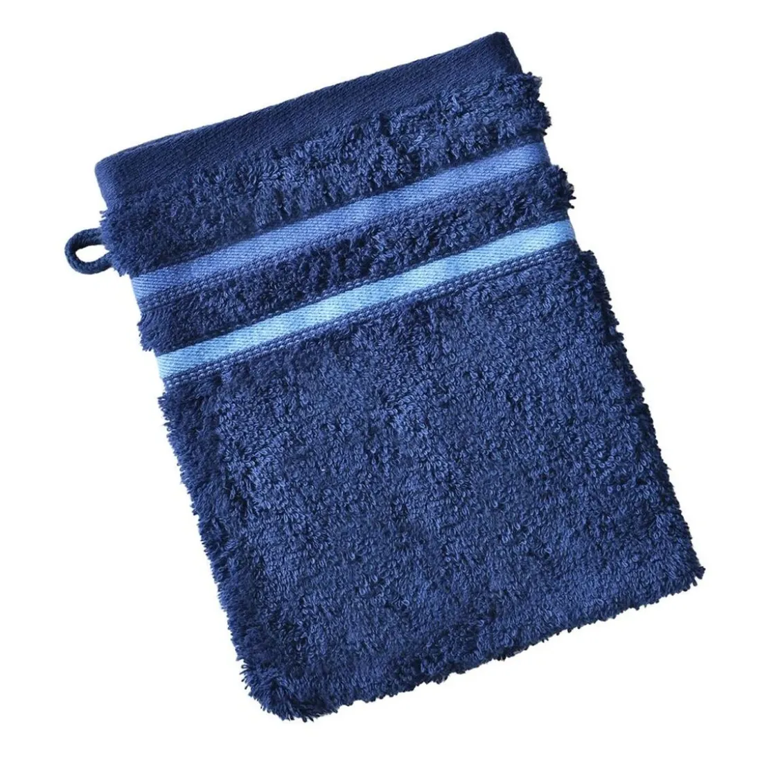 BecquetLot de 2 gants de toilette EXTRA SOFT - Bleu Marine