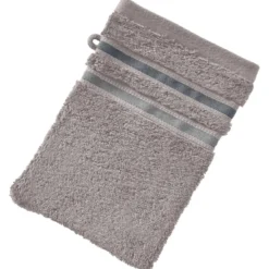 BecquetLot de 2 gants de toilette EXTRA SOFT - gris silex