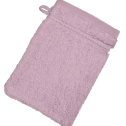 BecquetLot de 2 gants de toilette 600g/m² COTON EGYPTE - violet lilas