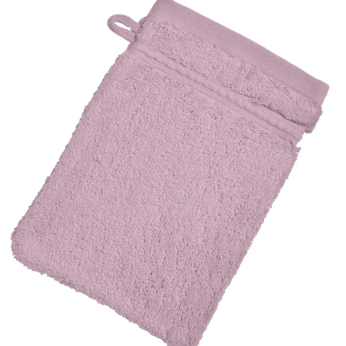 BecquetLot de 2 gants de toilette 600g/m² COTON EGYPTE - violet lilas