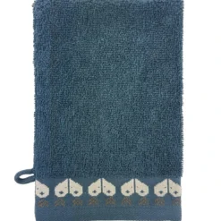 BecquetLot de 2 gants de toilette 15x21 RECIT D'HIVER - bleu