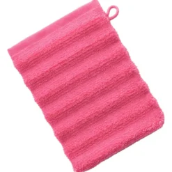 BecquetLot de 2 gants de toilette 500 g/m² DREAM - rose bonbon